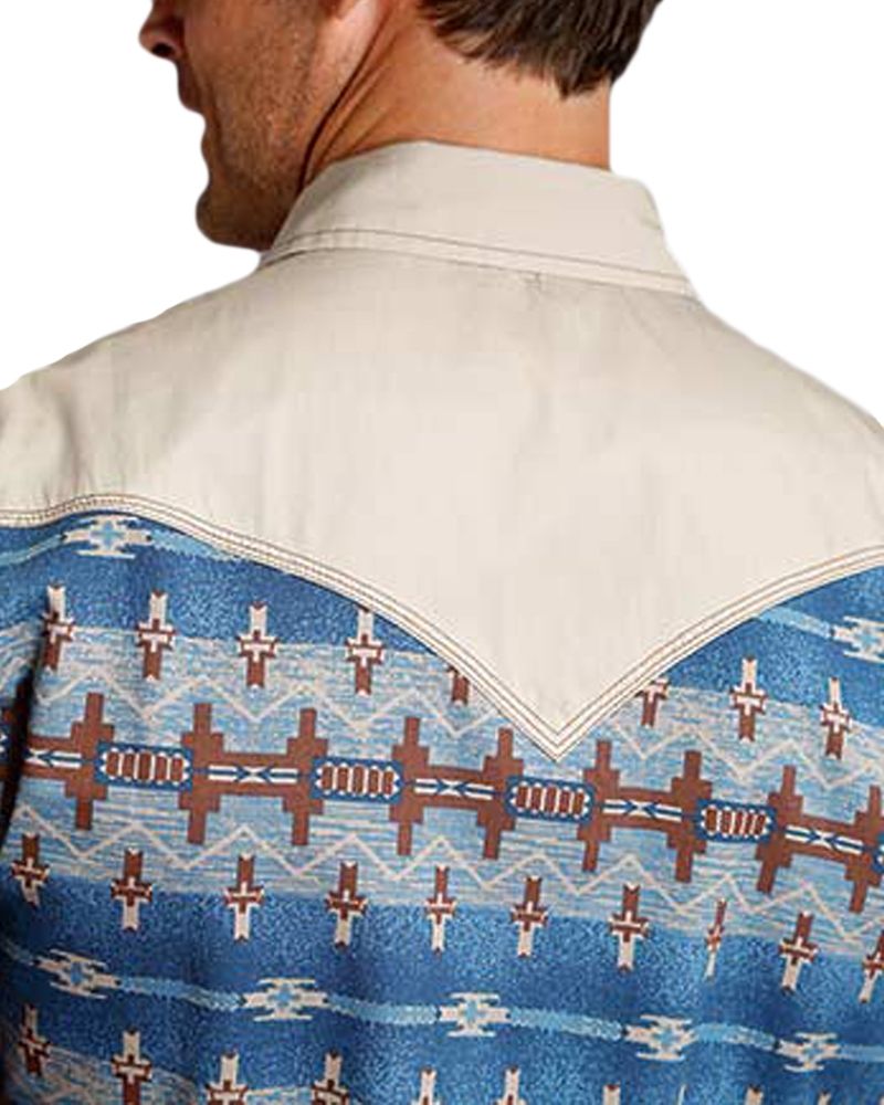 Stetson Men's Snap Front Aztec Print Shirt