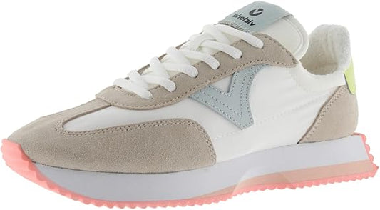 Victoria Women's Cosmos Suede & Nylon Neon Sneaker