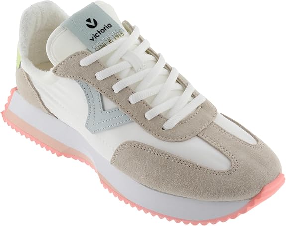 Victoria Women's Cosmos Suede & Nylon Neon Sneaker