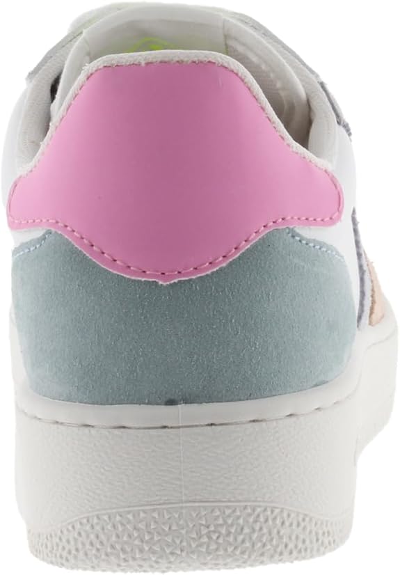 Victoria Madrid Suede Multicolor Rosa Low Platform Sneaker