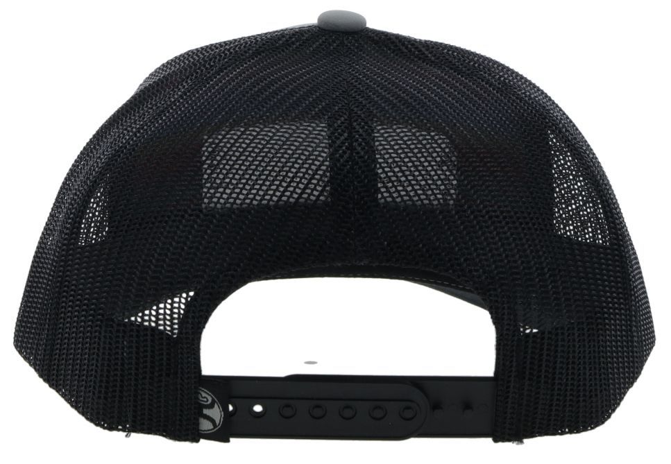 Horizon Cap in Grey and Black by Hooey with Multi Colored Serape Patch