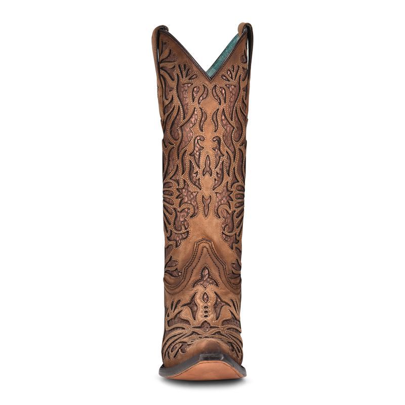 Women's Shedron Inlay In Brown By Corral C3813