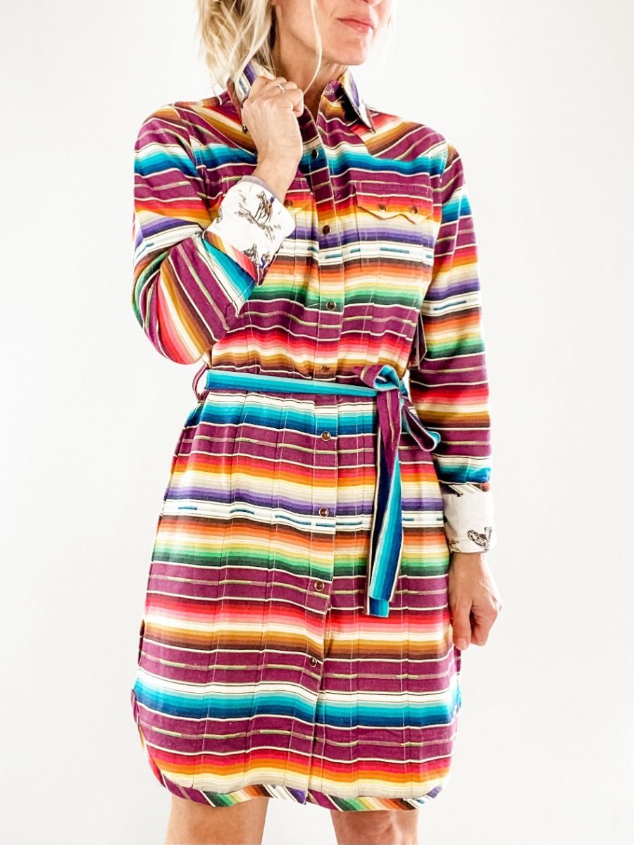Colt 44 Tunic in Serape Mulberry