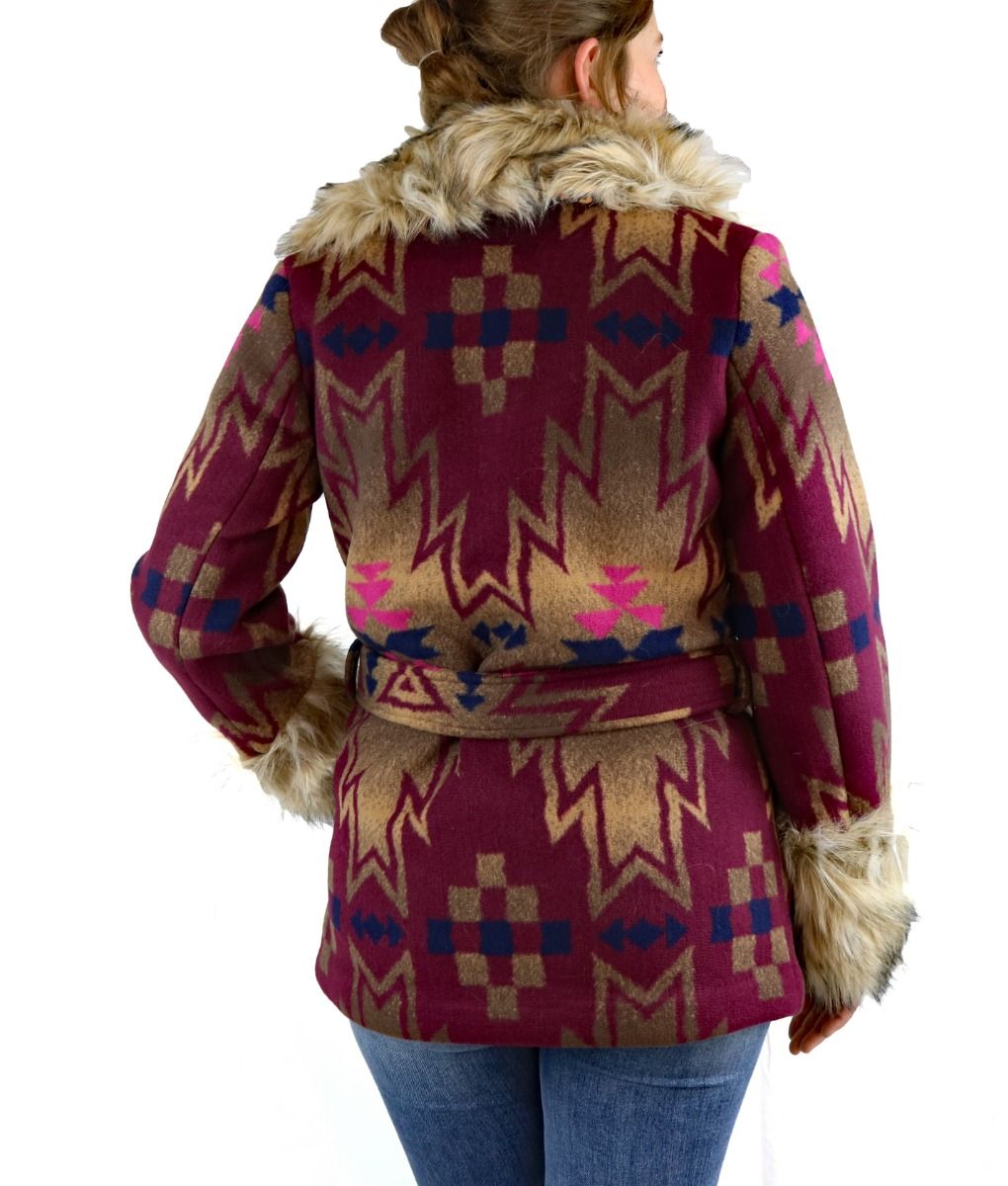 Tasha Polizzi Plains Jacket In Mulberry 341502