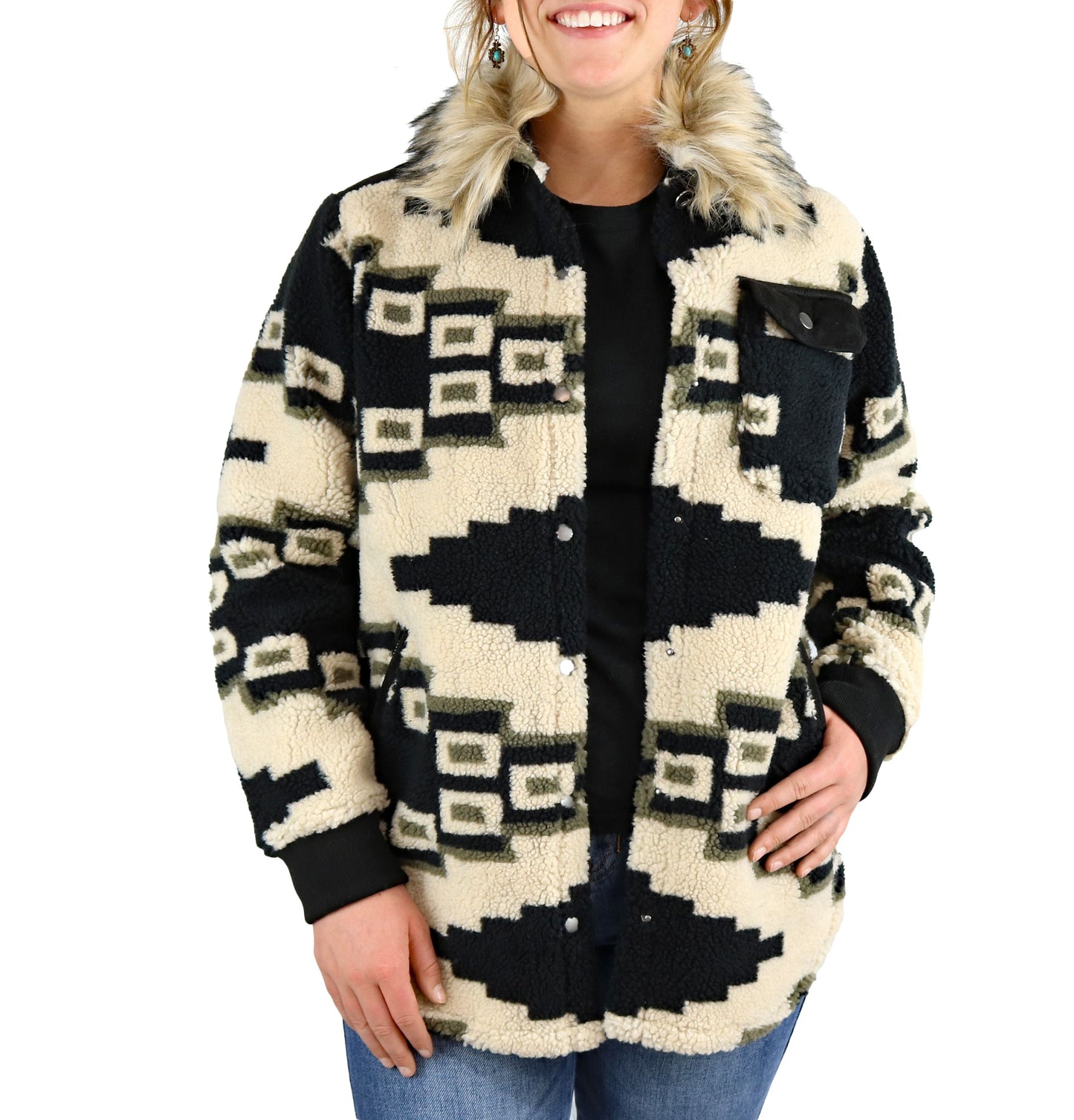 Tasha Polizzi Avalanche Jacket In Black 341507
