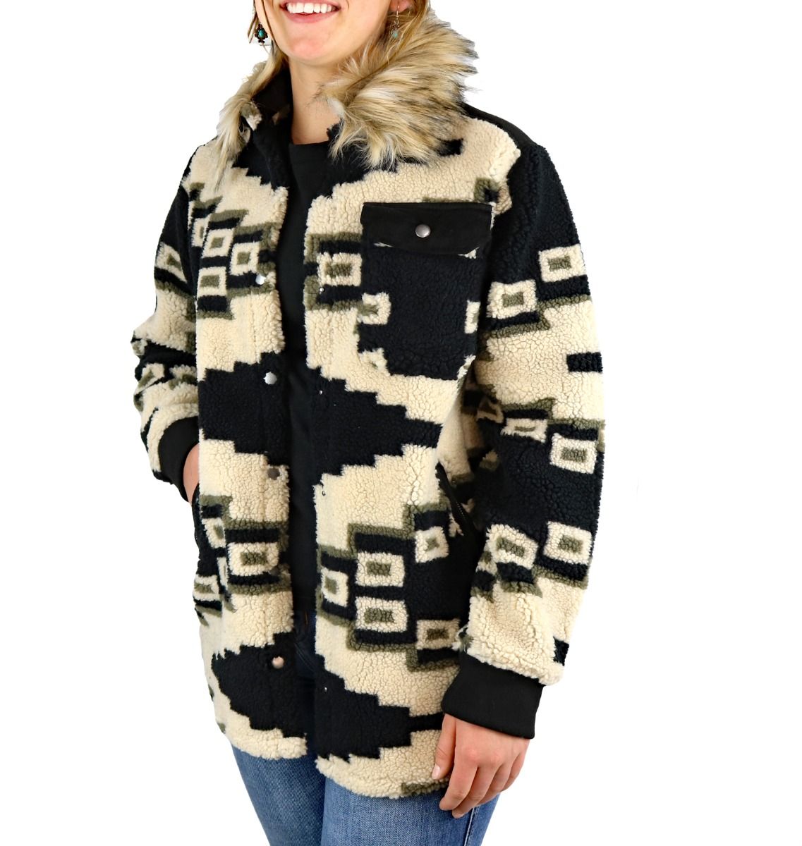 Tasha Polizzi Avalanche Jacket In Black 341507