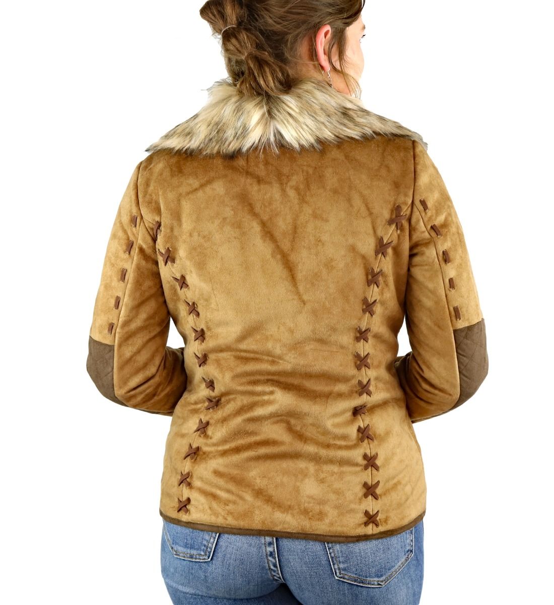 Tasha Polizzi Hacking Jacket In Saddle 341509