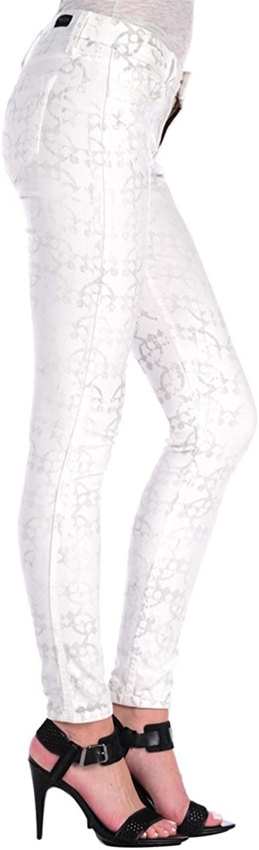 Bleulab Womens 8-Pocket Legging in White Tribal Reversible