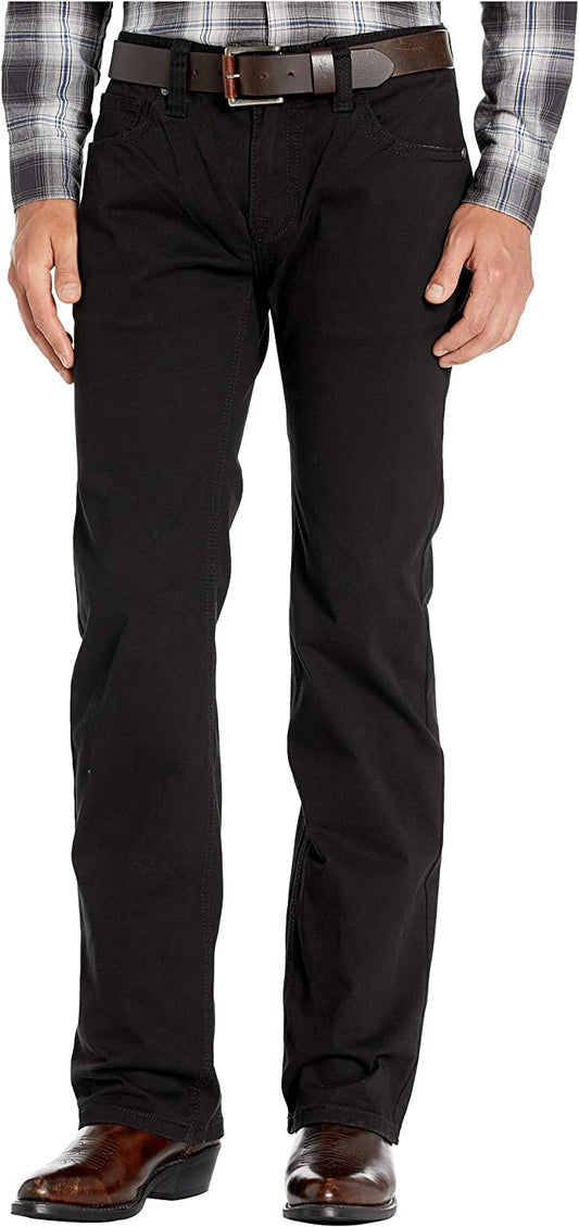 Rock and Roll Denim Men's Black Straight Leg Twill Denim