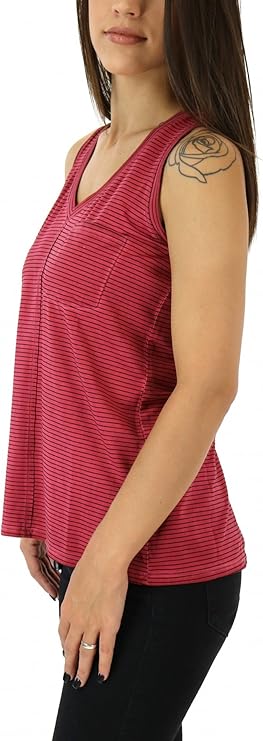 Dear John Corey Dirty Wash Stripe Tank in Papyrus