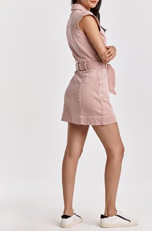 DEAR JOHN Denim Dress Kate in Pink