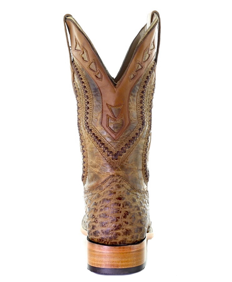 Corral Men's Orix Ostrich Overlay and Embroidery Boots A4008