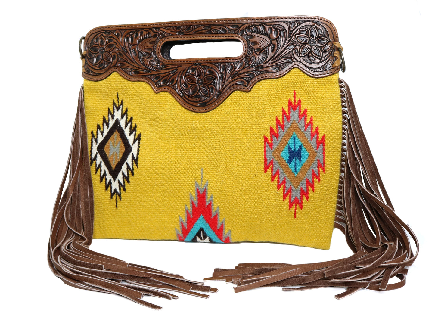 American Darling Aztec Mustard Cross Body Bag ADBG496A