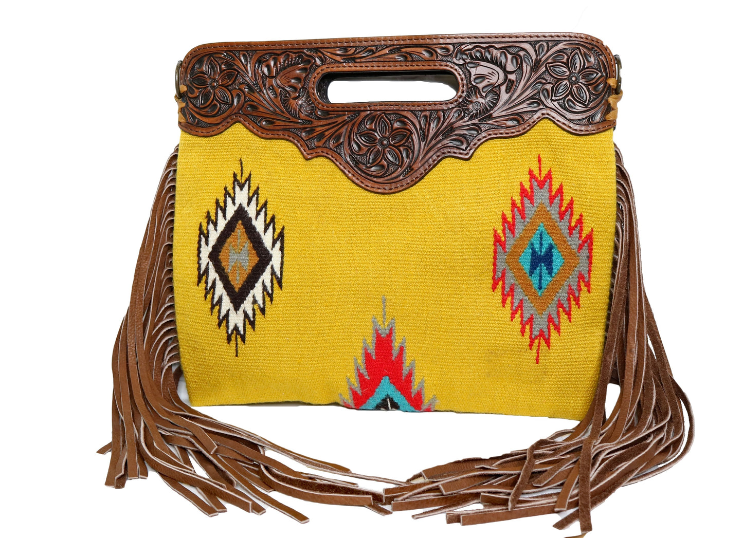 American Darling Aztec Mustard Cross Body Bag ADBG496A