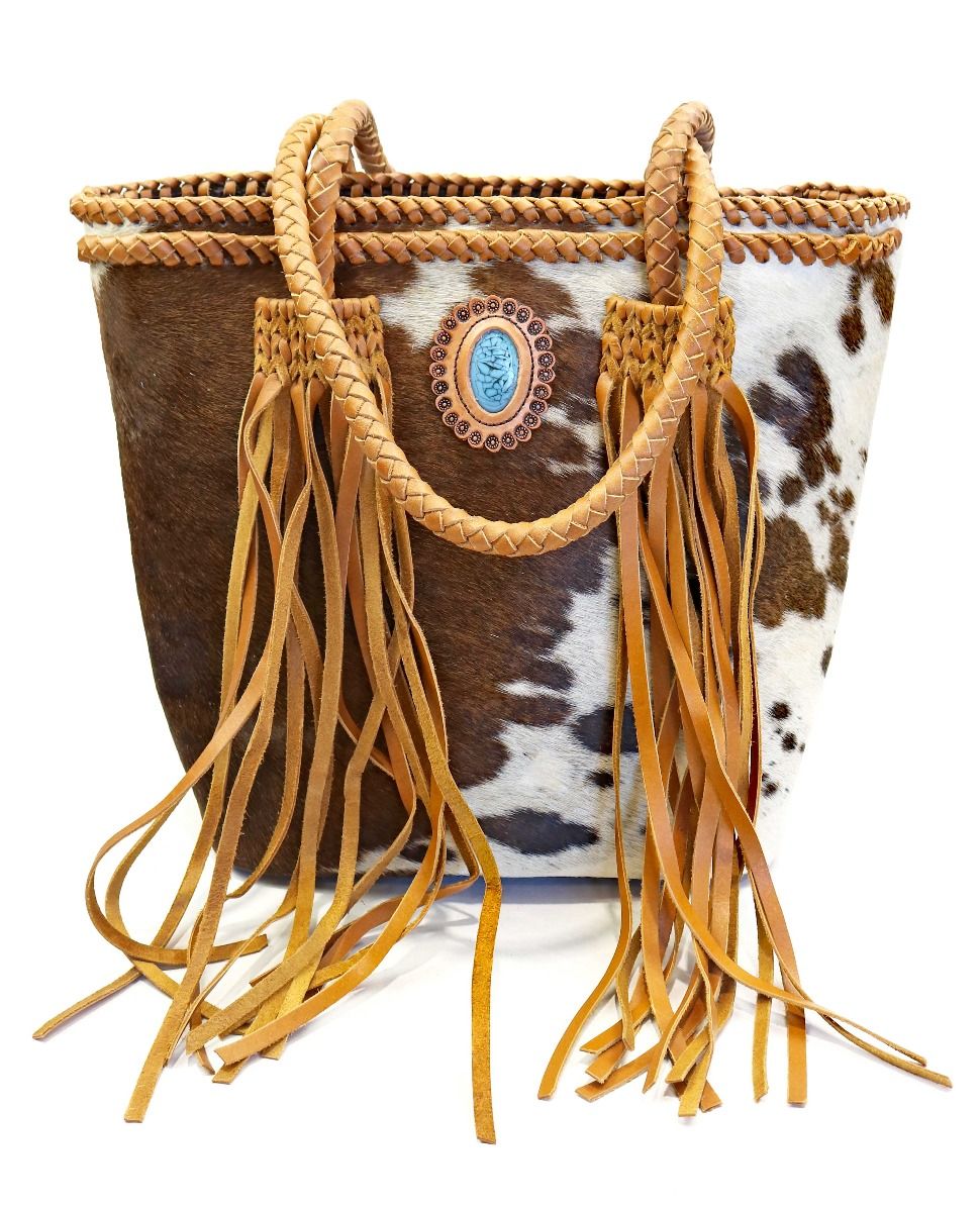 American Darling Hide and Hair Bag with Fringe