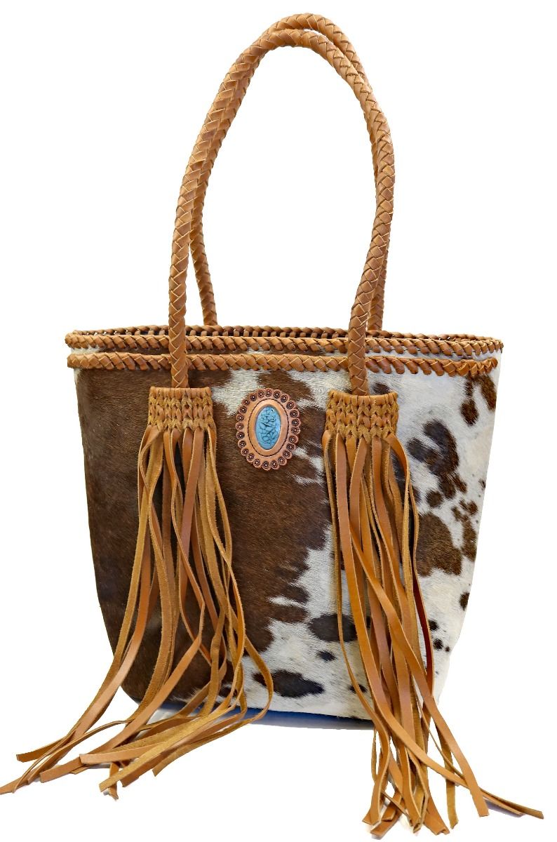 American Darling Hide and Hair Bag with Fringe