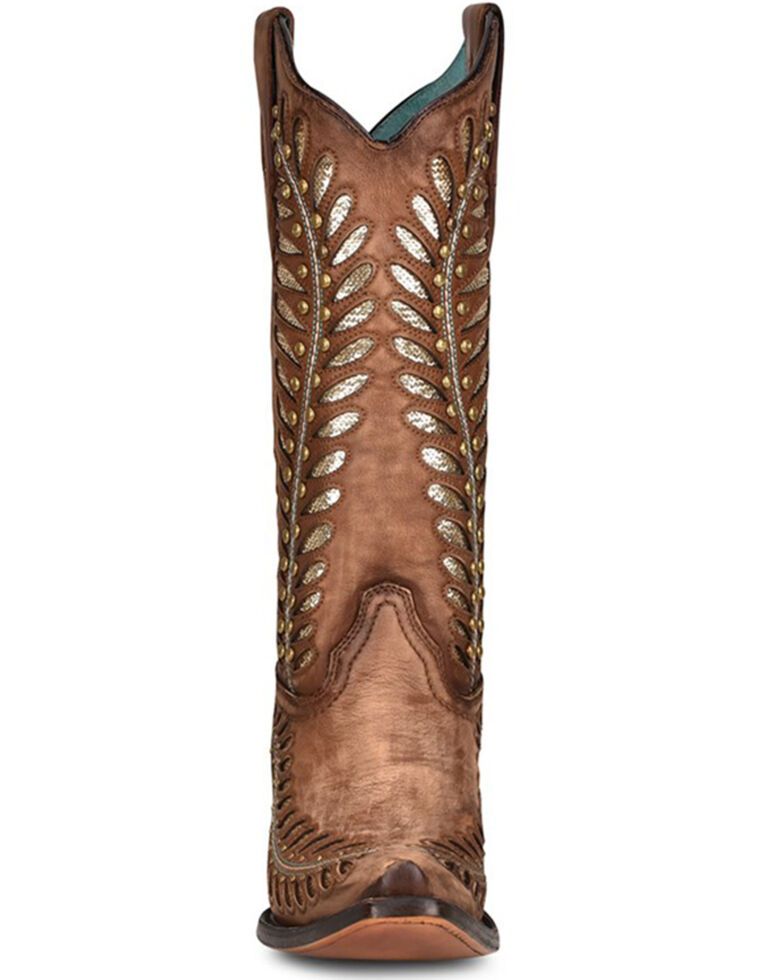 Corral Women's Tan Inlay Western Boots C3782