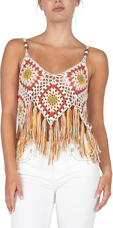 Miss Me Crochet Cropped Top