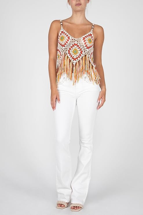 Miss Me Crochet Cropped Top