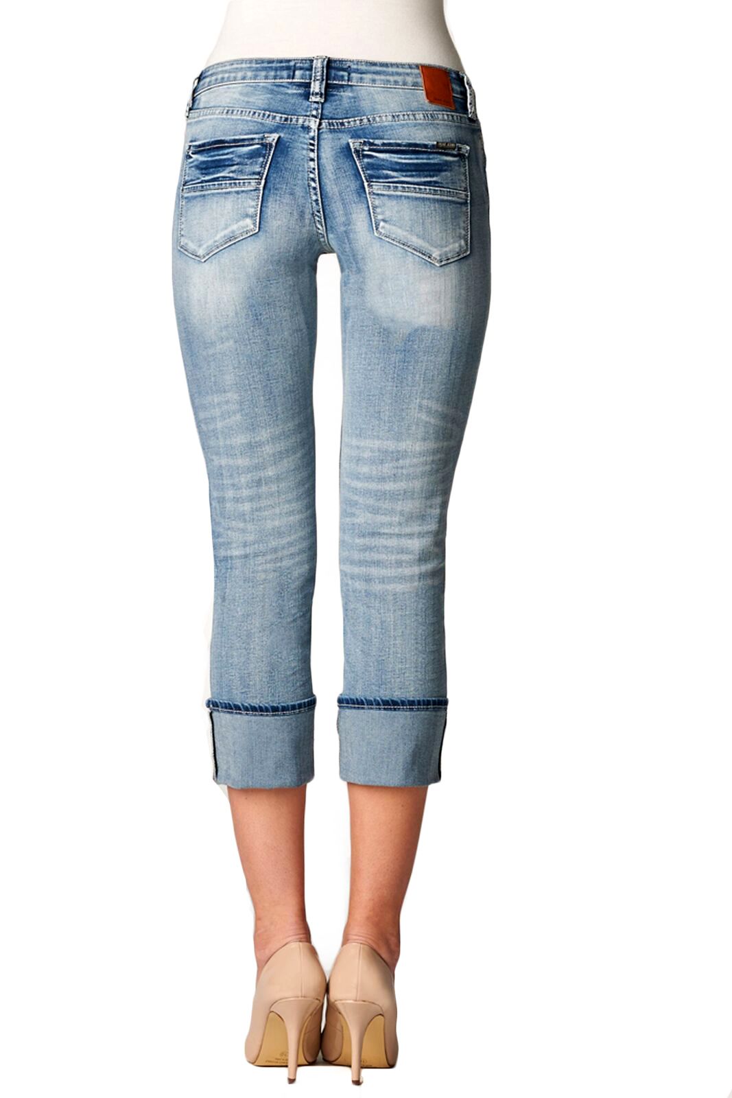 Dear John Playback Cuffed Denim in Frosty