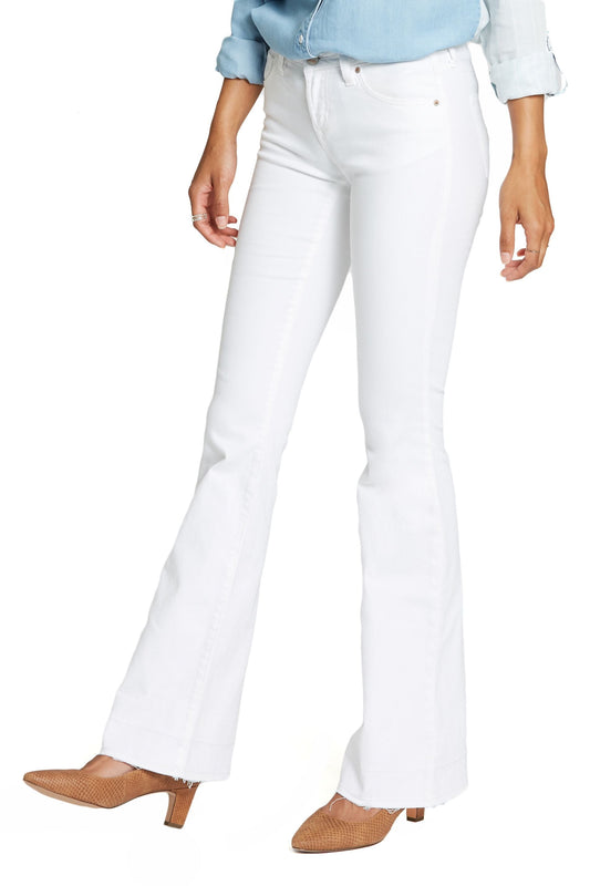 Dear John Denim Rosie Flare in Optic White