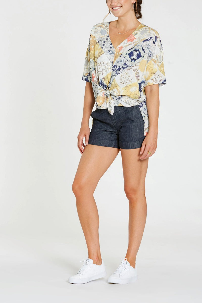 Betty Patchwork Boho Top By Dear John