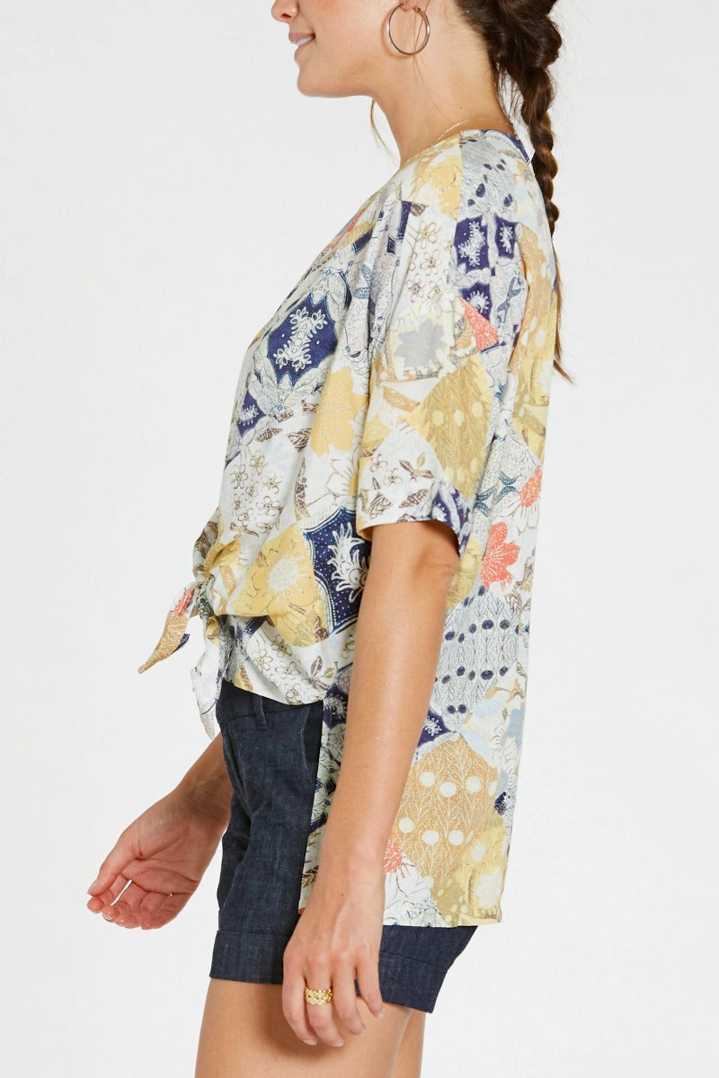 Betty Patchwork Boho Top By Dear John