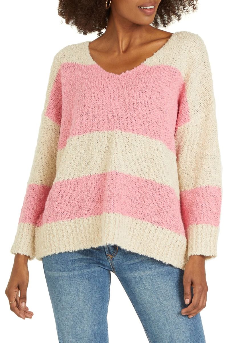 V Neck Relaxed Long Sleeve Sweater By Dear John Dsw3030ccm