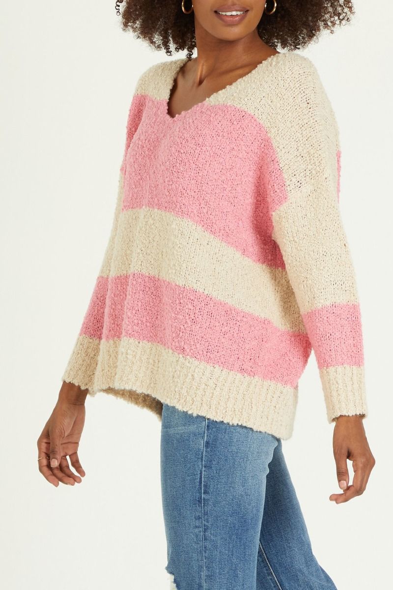 V Neck Relaxed Long Sleeve Sweater By Dear John Dsw3030ccm