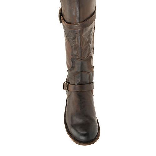 Heritage by Corral Straps Brown Rounded Toe Boot