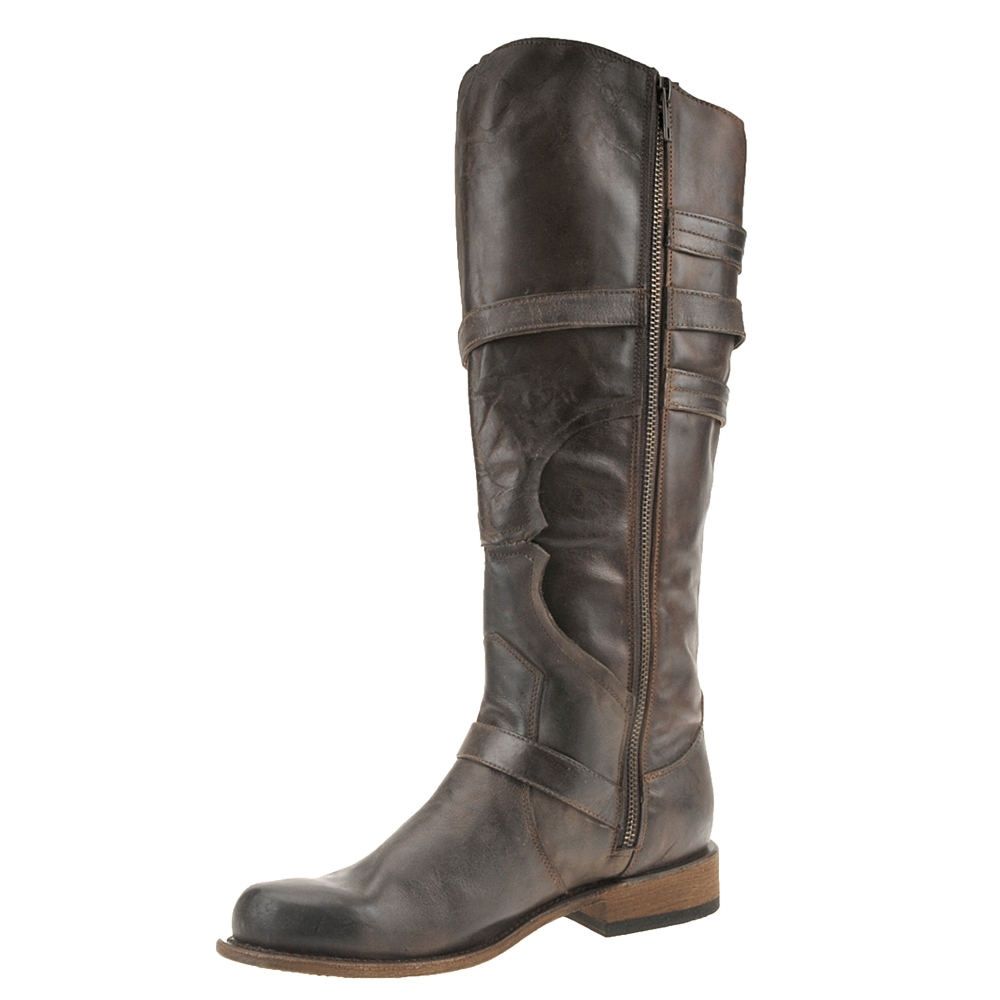 Heritage by Corral Straps Brown Rounded Toe Boot