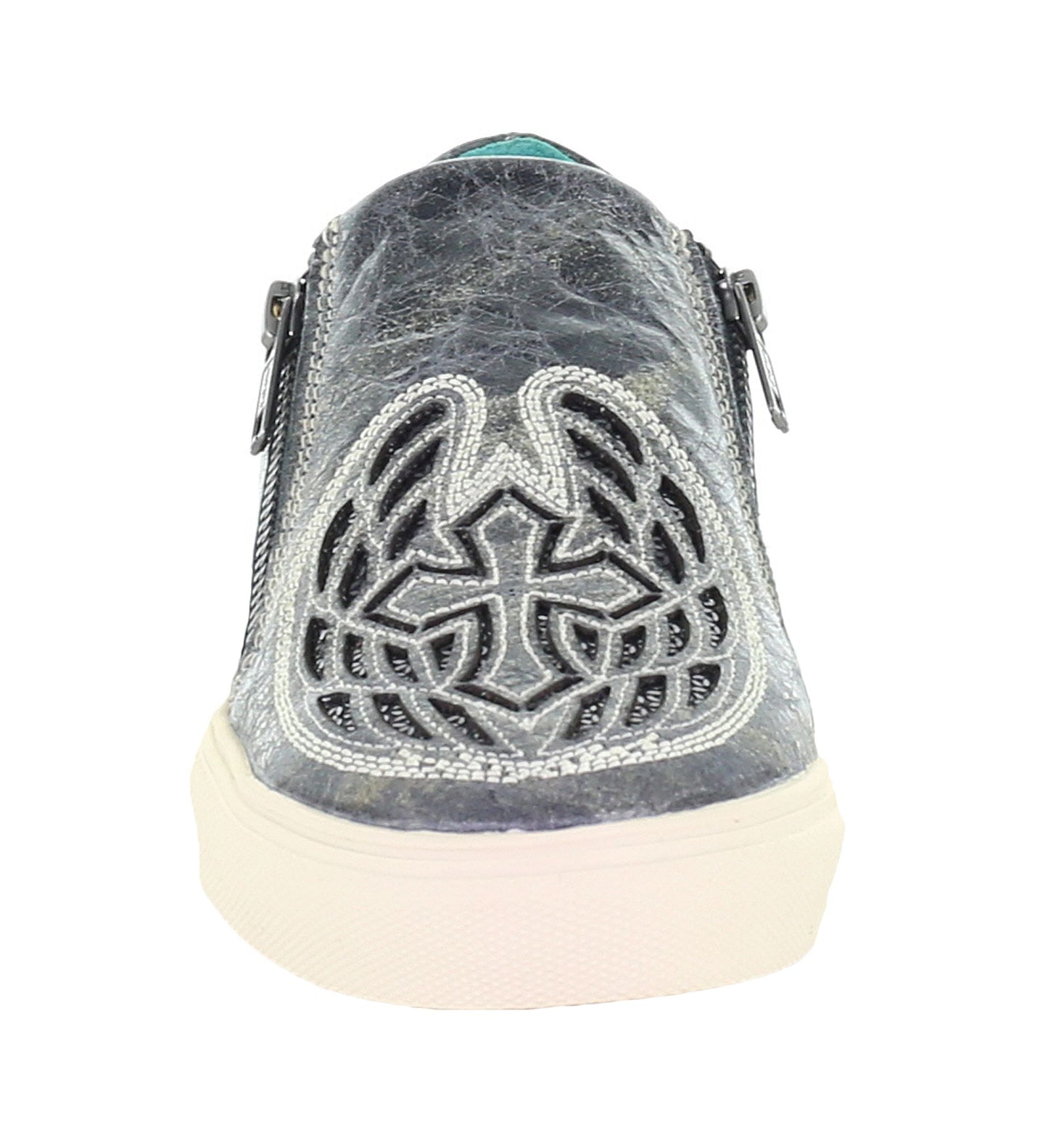 Corral Gray Wings and Cross Sneakers