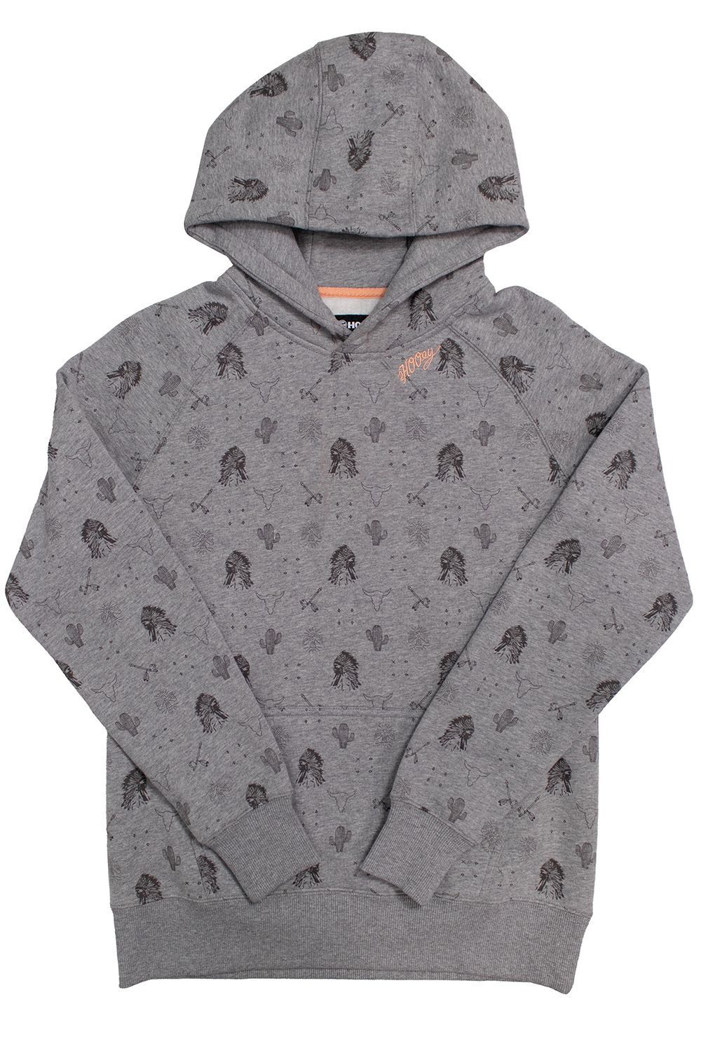 Ladies Plains Hoody In Gray HH1198GY