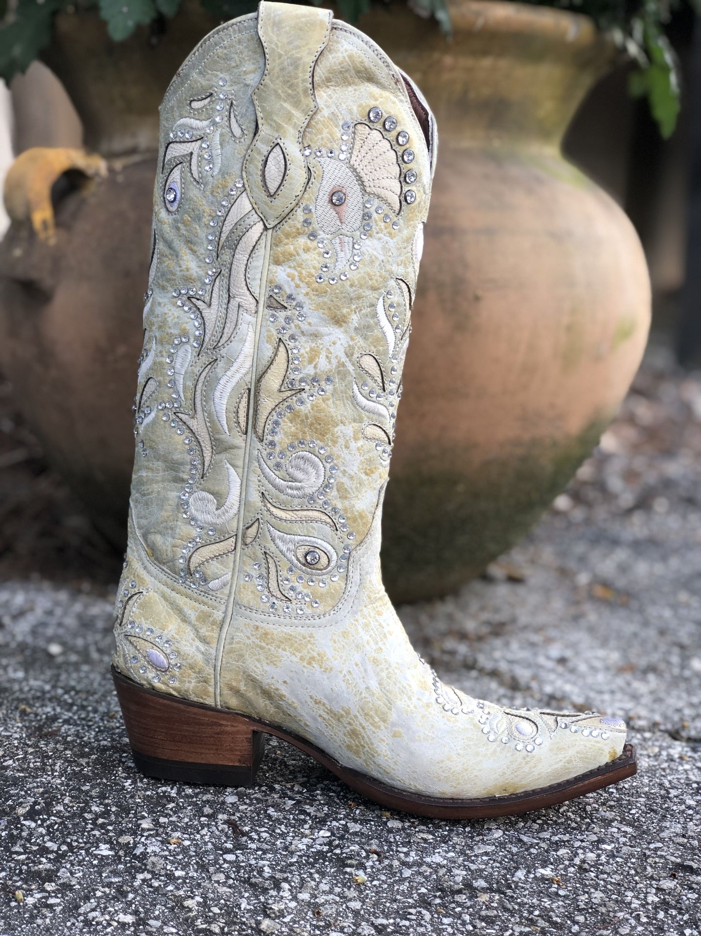 Denver Mountain Boots Peacock Ivory Boots