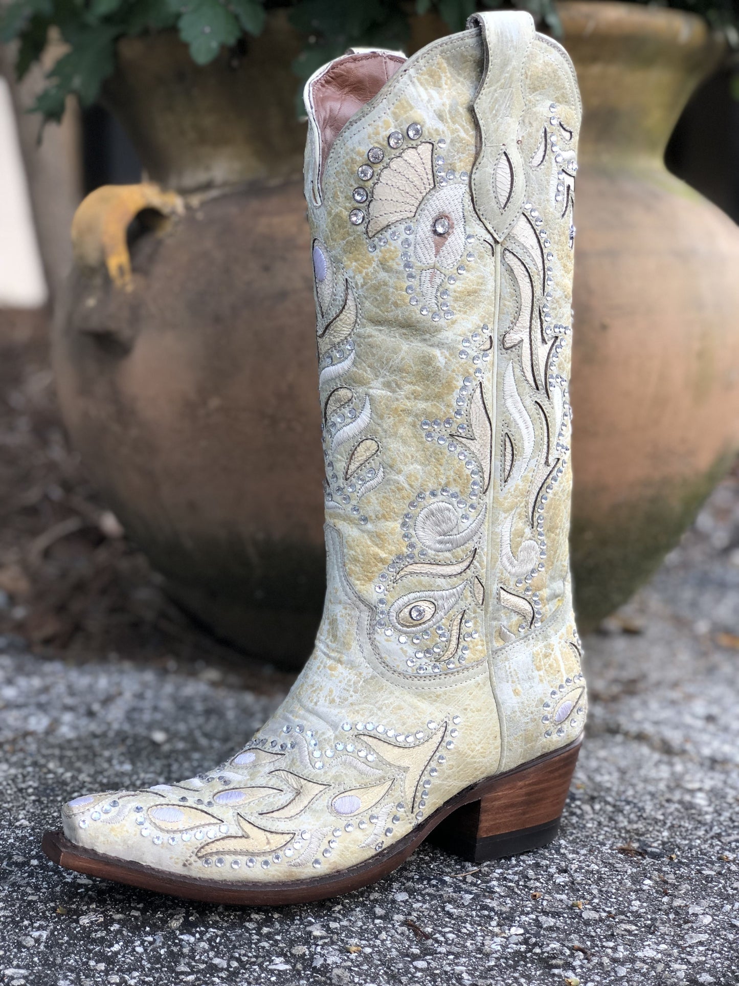 Denver Mountain Boots Peacock Ivory Boots
