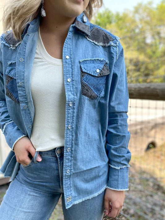 Kimes Ranch Women's KC Patched Denim
