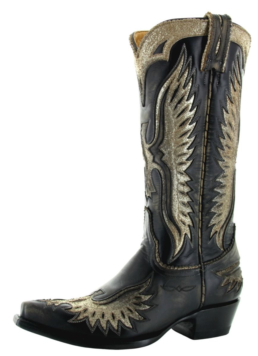 Old Gringo Eagle and Wings in Black L105-166