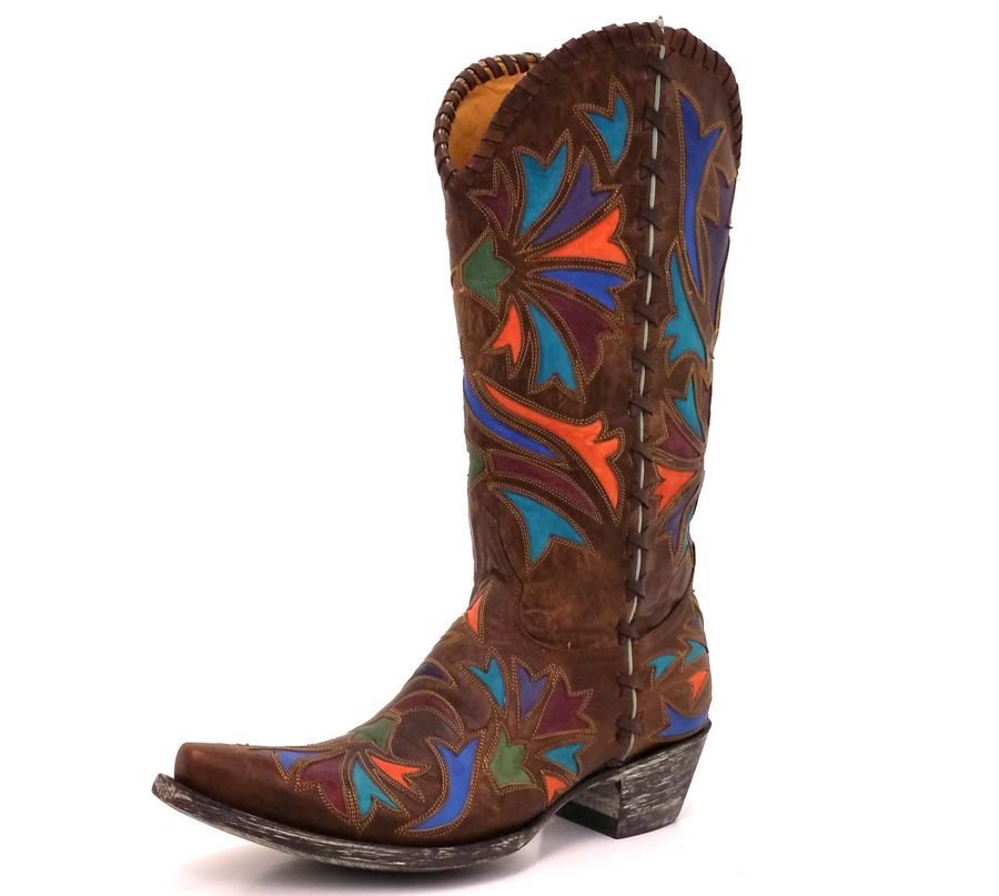 Old Gringo L1283-1 Orleans 13" Brass Multi Boots