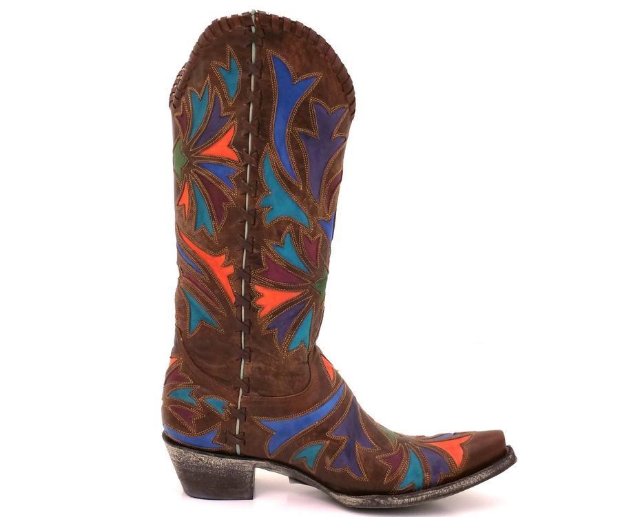 Old Gringo L1283-1 Orleans 13" Brass Multi Boots