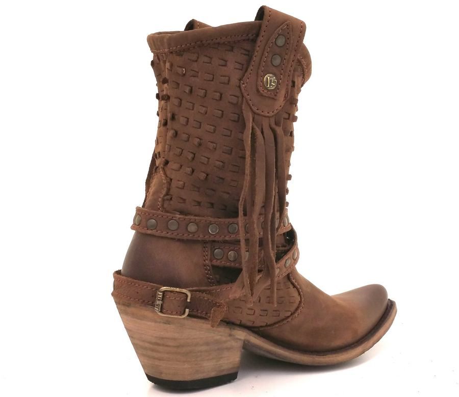 Liberty Black Vegas T-Moro Fringe Boots