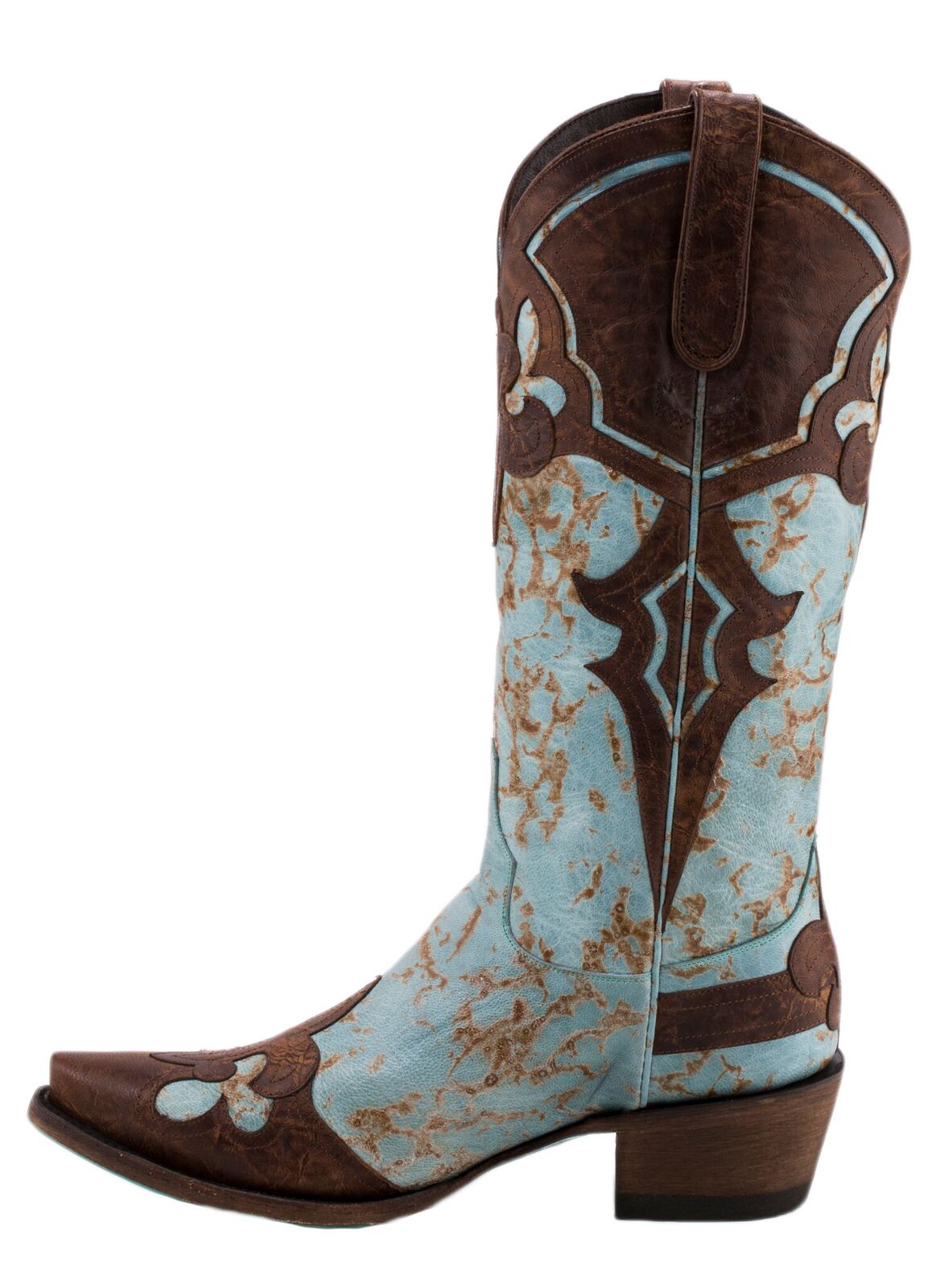 Lane Masquerade Boots in Turquoise
