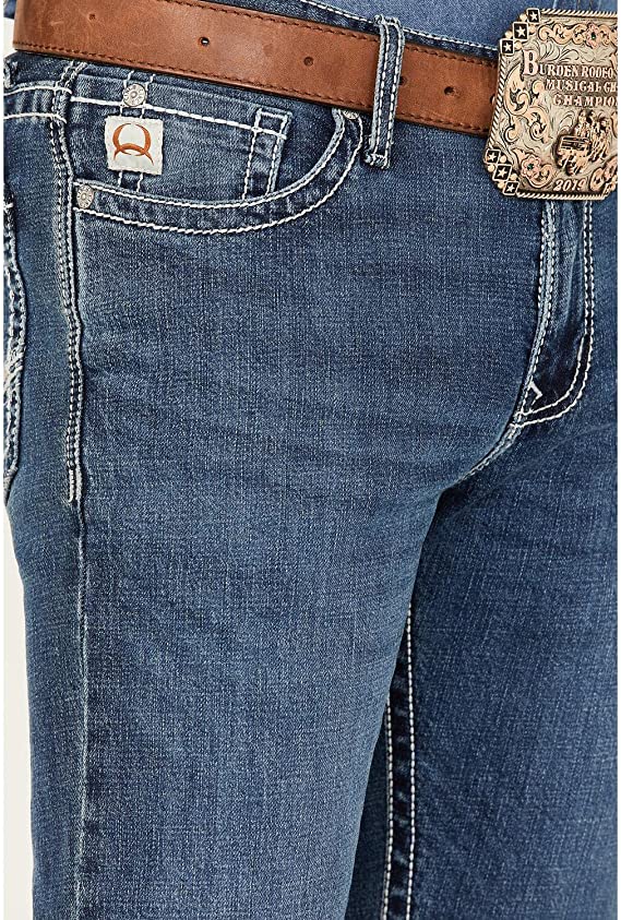 Cinch Men's Ian Medium Wash Slim Bootcut Performance Jeans