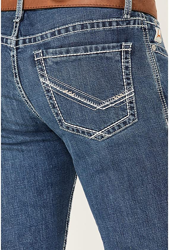 Cinch Men's Ian Medium Wash Slim Bootcut Performance Jeans