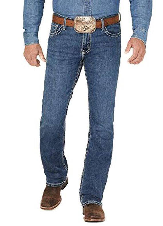 Cinch Men's Ian Medium Wash Slim Bootcut Performance Jeans