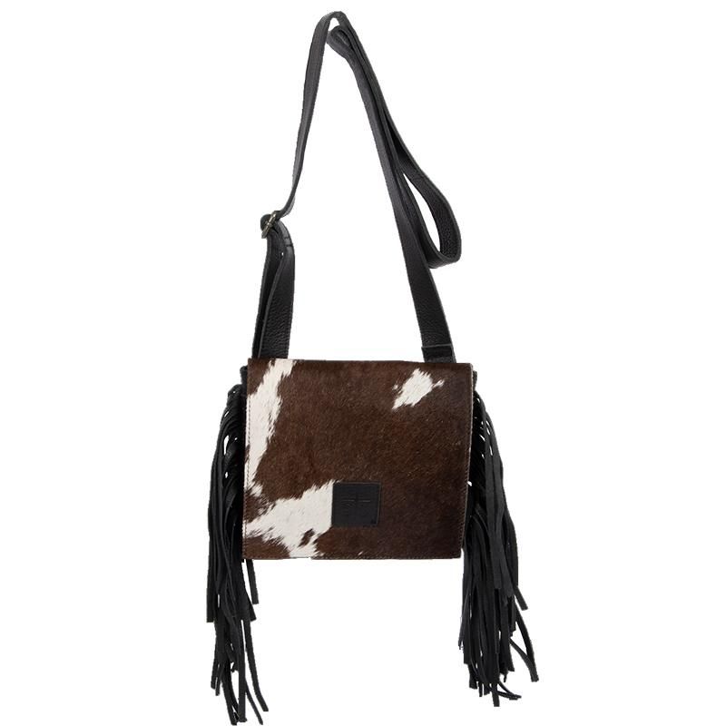 STS Ranchwear Cowhide Miss Kitty Crossbody in Black