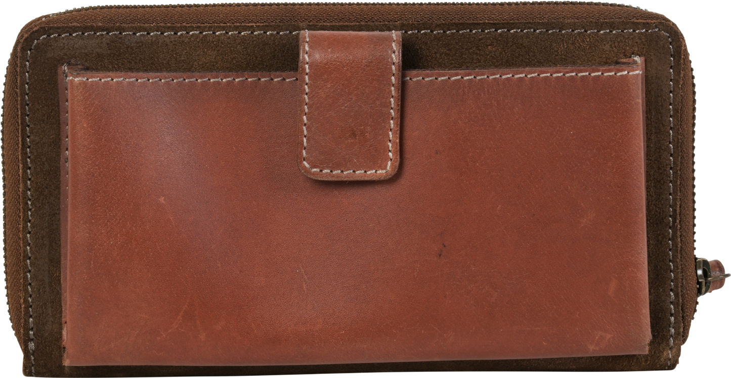 Cowhide Saddle Tramp Bentley Wallet By STS Ranchwear