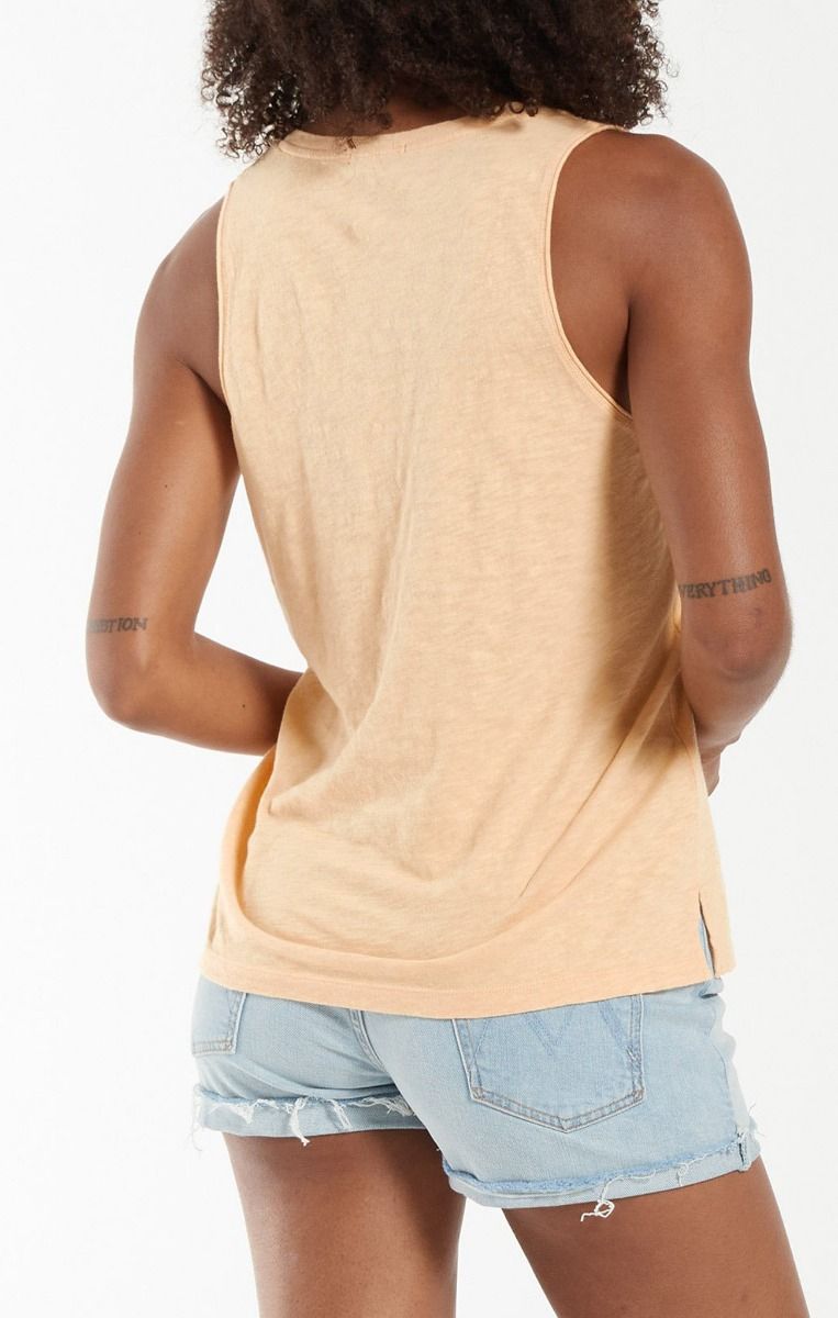 Sunset Slub Tank in Desert Dust by Z Supply