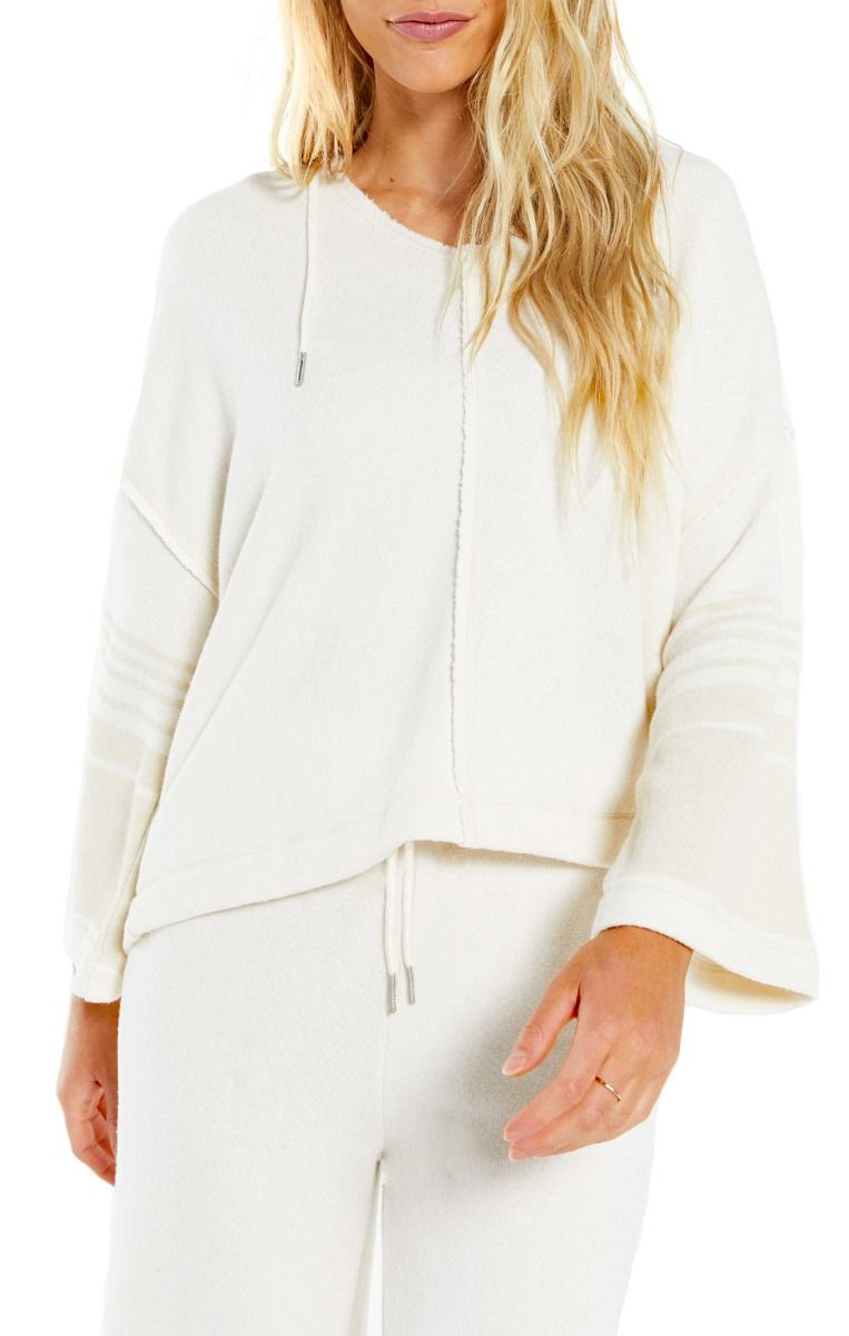 The Hamptons Loop Terry Hoodie in Sand Dollar
