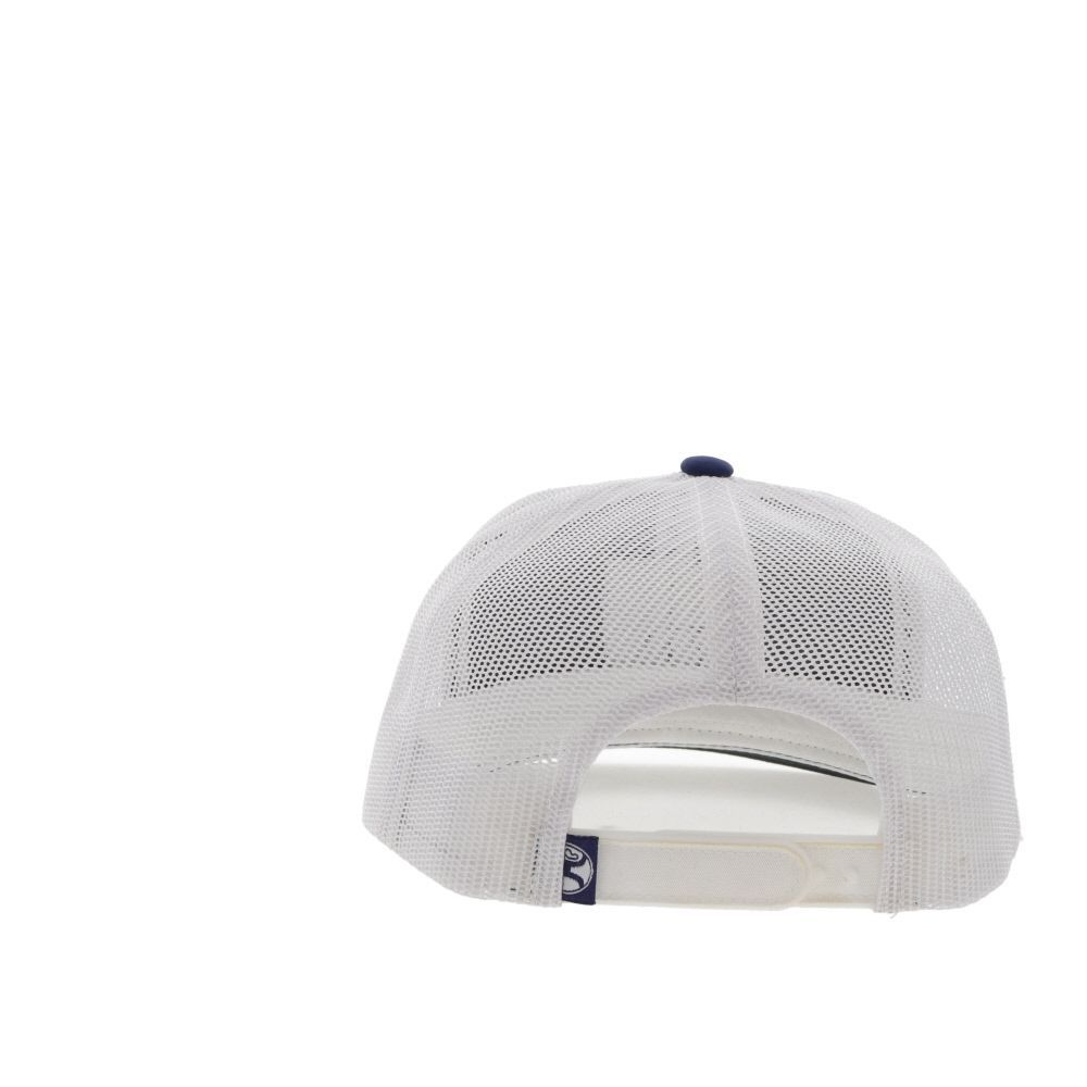 Bronx Hooey Navy and White 6 Panel Trucker with White and Navy Patch