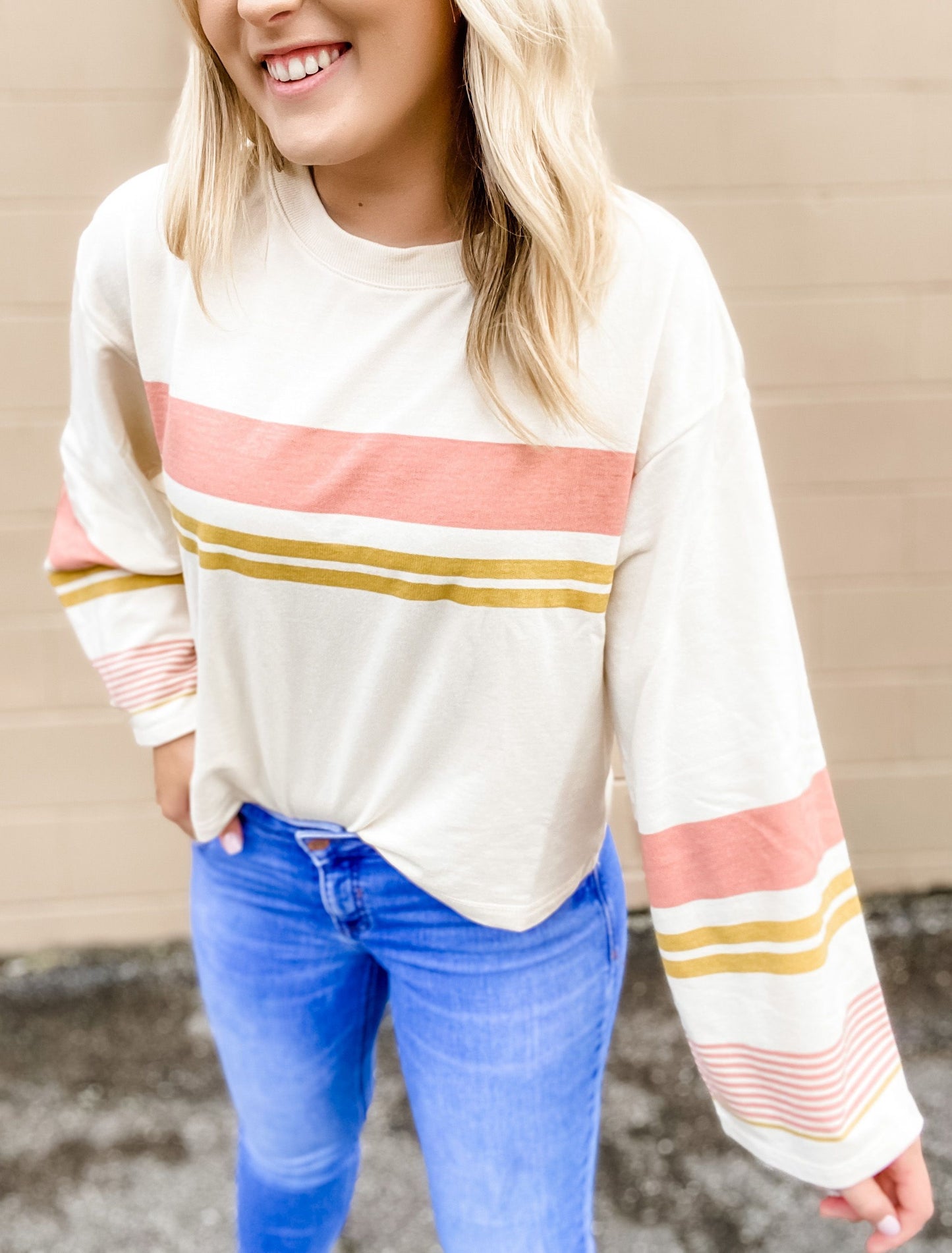 Z Supply Tera Stripe Pullover